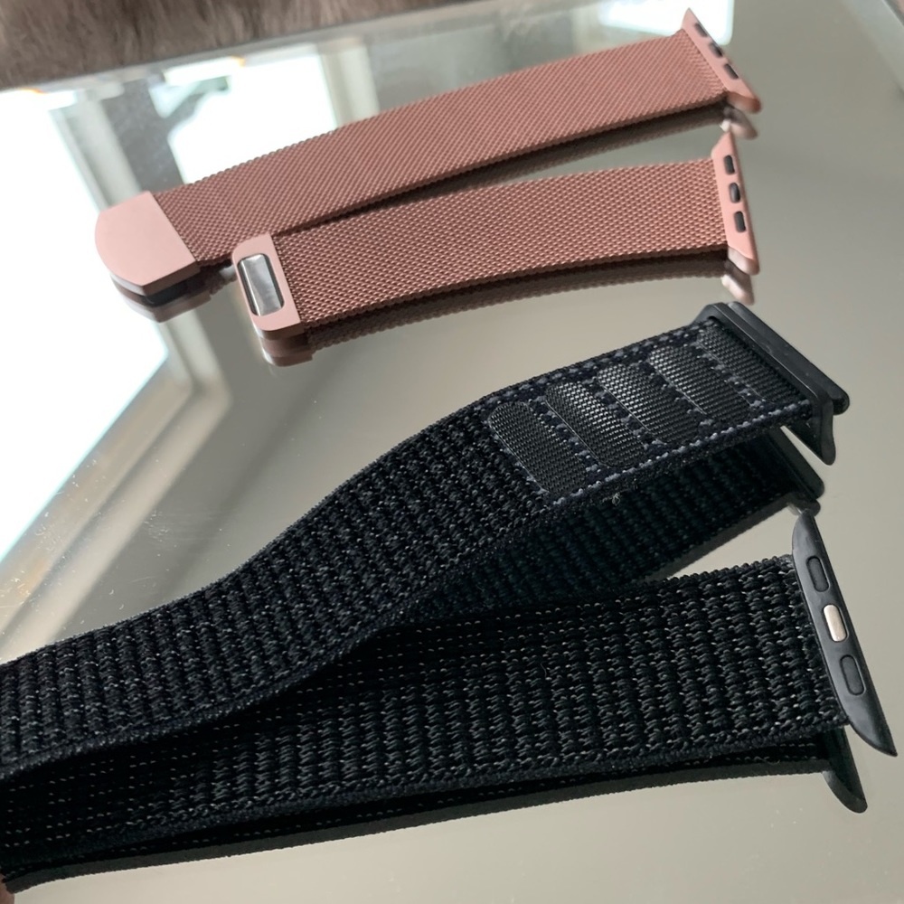 NEW Apple Watch bands for 44mm watch. Set of 2